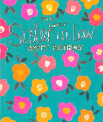 Picture of TO A LOVELOY SISTER IN LAW BIRTHDAY CARD
